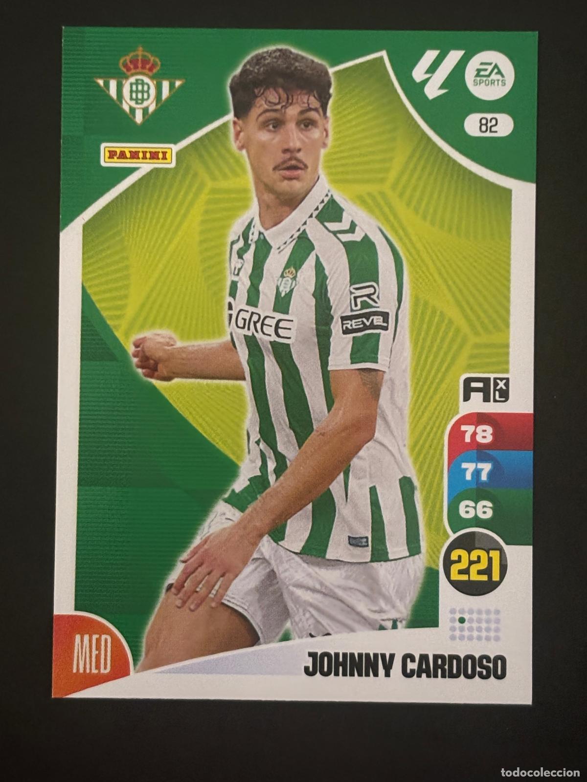 Fu&szlig;ball-Sticker: 82 JOHNNY CARDOSO BETIS ADRENALYN XL LALIGA EA SPORTS 24-25 2024-2025 PANINI