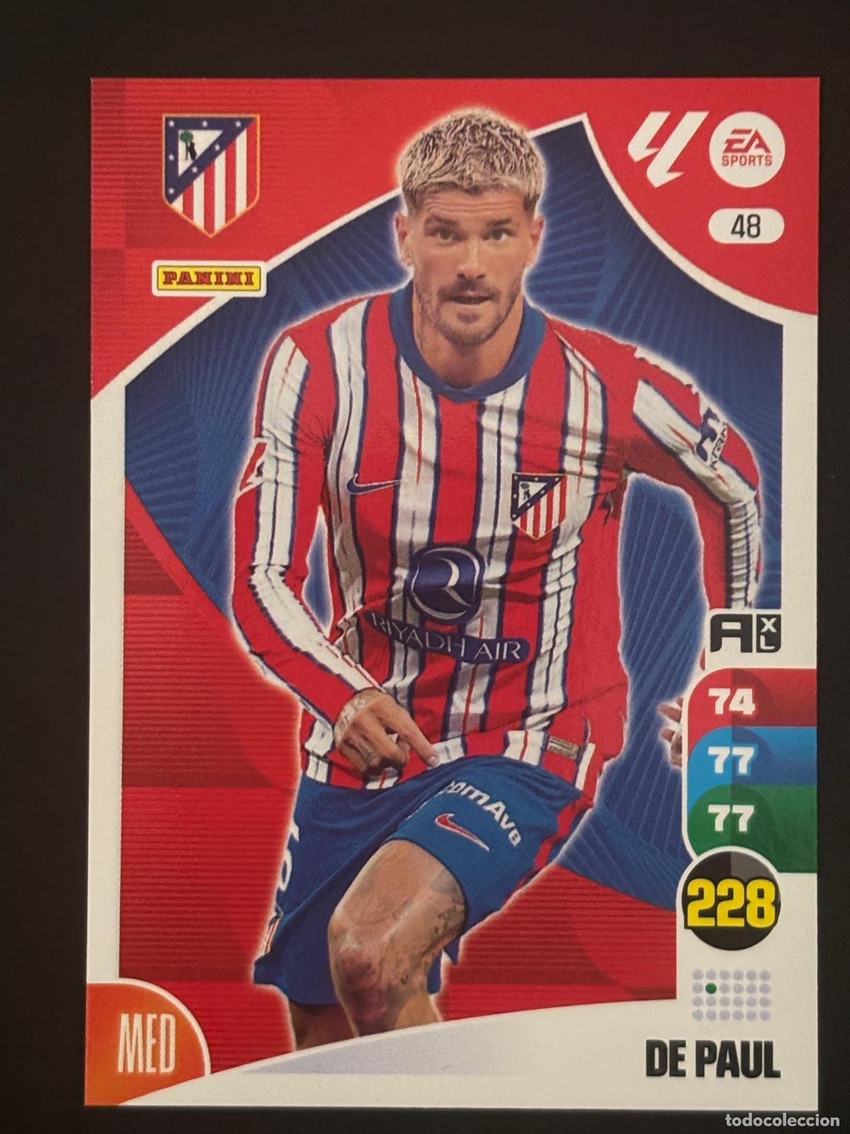 Fu&szlig;ball-Sticker: 48 DE PAUL AT MADRID ADRENALYN XL LALIGA EA SPORTS 24-25 2024-2025 PANINI