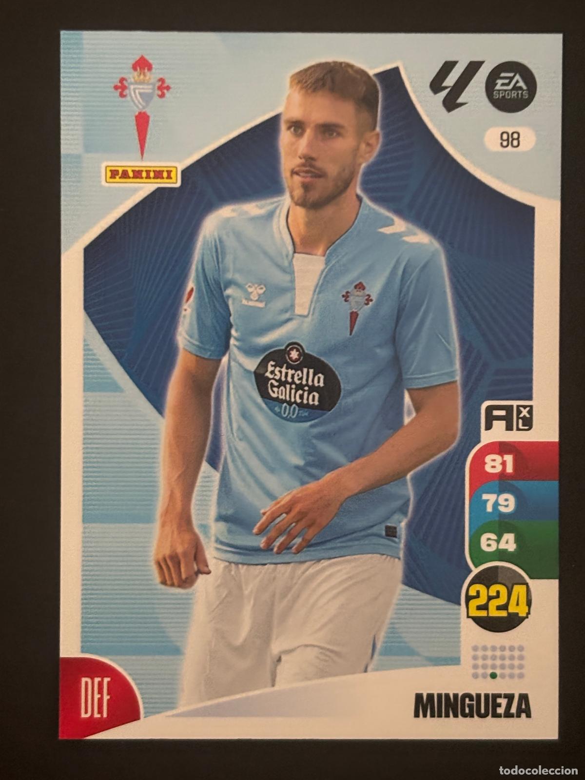 Fu&szlig;ball-Sticker: 98 MINGUEZA CELTA ADRENALYN XL LALIGA EA SPORTS 24-25 2024-2025 PANINI
