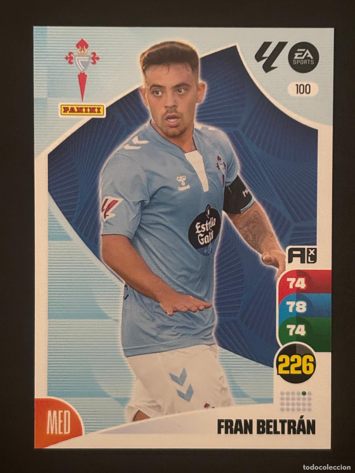 Fu&szlig;ball-Sticker: 100 FRAN BELTR&Aacute;N CELTA ADRENALYN XL LALIGA EA SPORTS 24-25 2024-2025 PANINI