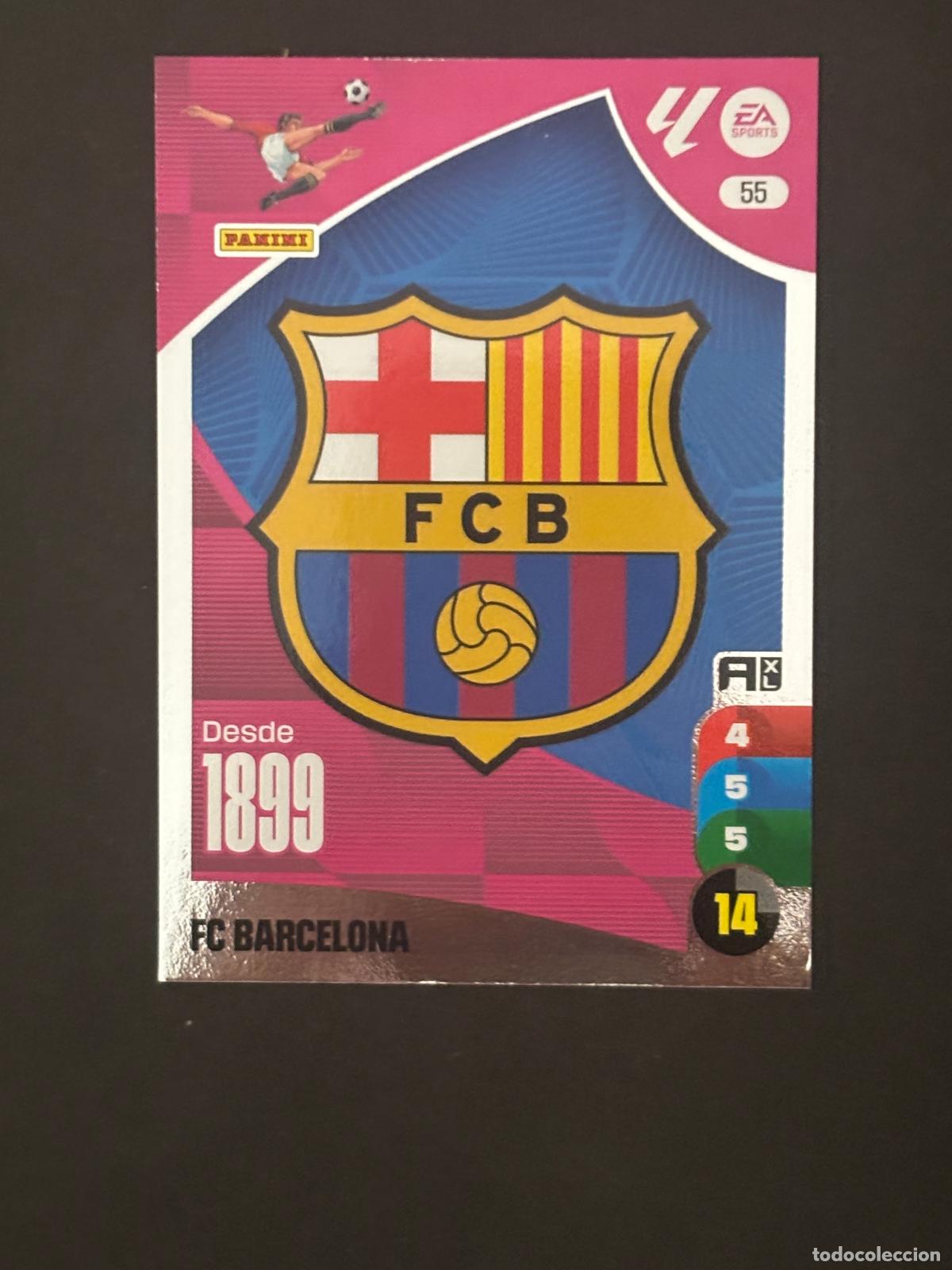 Fu&szlig;ball-Sticker: 55 ESCUDO BARCELONA ADRENALYN XL LALIGA EA SPORTS 24-25 2024-2025 PANINI
