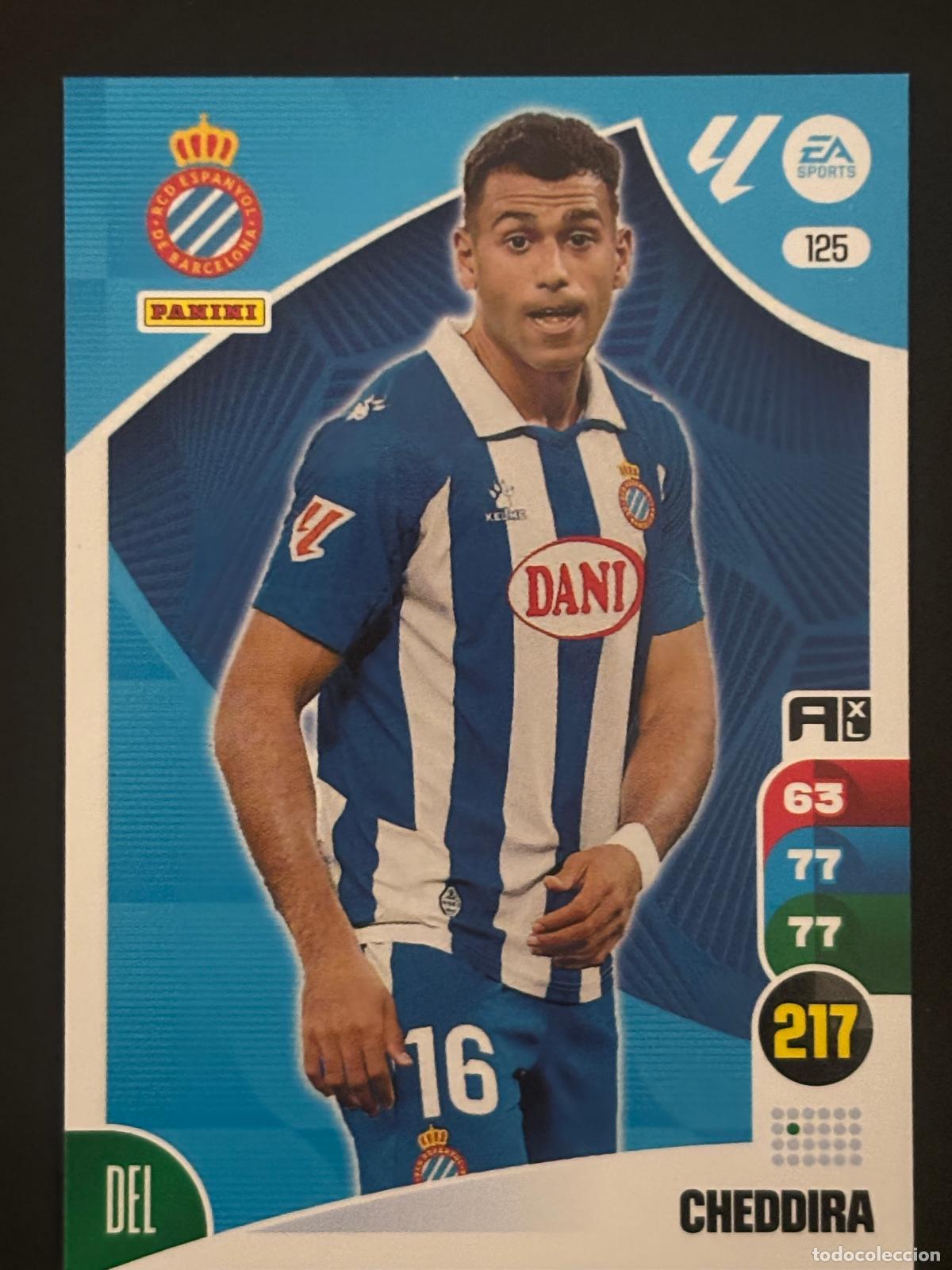 Fu&szlig;ball-Sticker: 125 CHEDDIRA ESPANYOL ADRENALYN XL LALIGA EA SPORTS 24-25 2024-2025 PANINI
