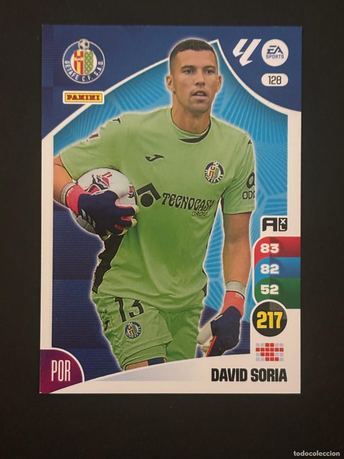 Fu&szlig;ball-Sticker: 128 DAVID SORIA GETAFE ADRENALYN XL LALIGA EA SPORTS 24-25 2024-2025 PANINI