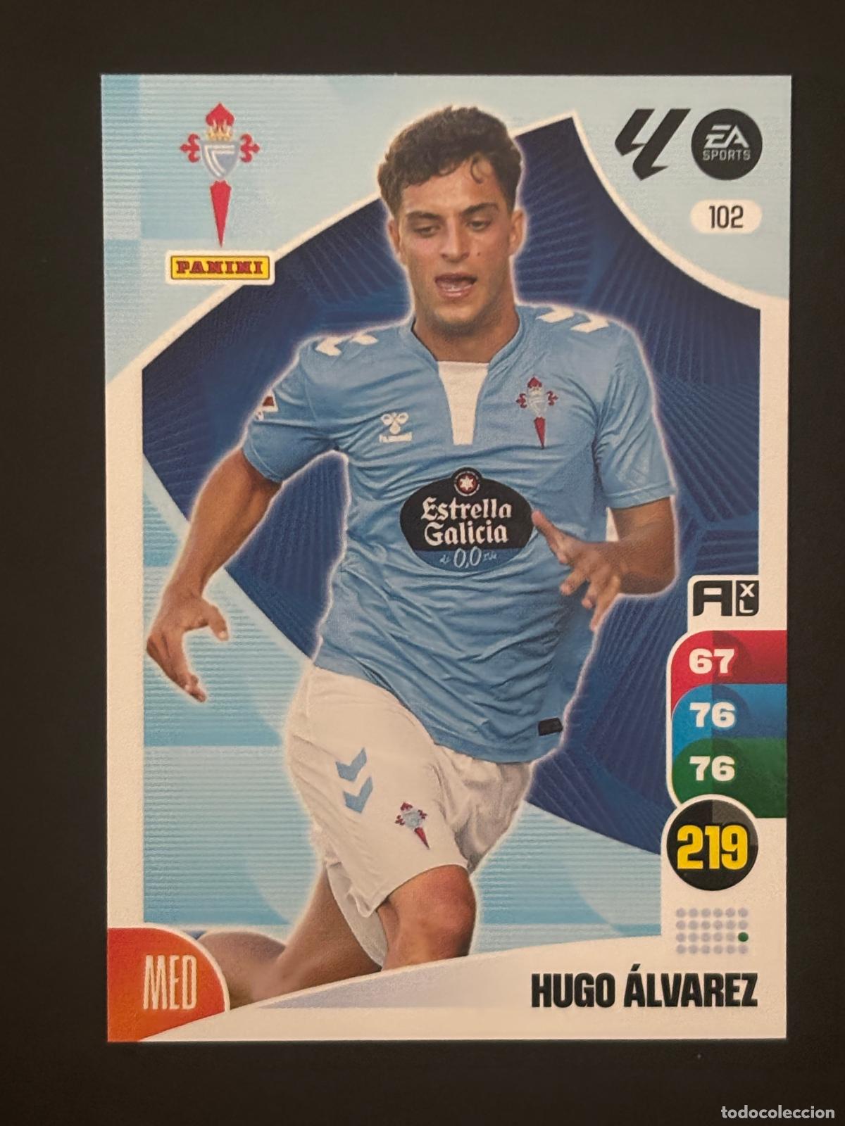 Fu&szlig;ball-Sticker: 102 HUGO &Aacute;LVAREZ CELTA ADRENALYN XL LALIGA EA SPORTS 24-25 2024-2025 PANINI