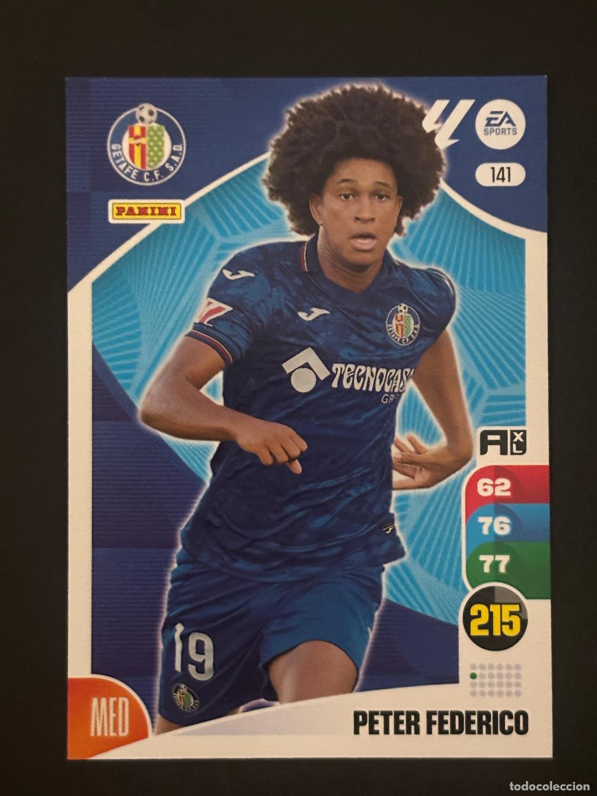 Fu&szlig;ball-Sticker: 141 PETER FEDERICO GETAFE ADRENALYN XL LALIGA EA SPORTS 24-25 2024-2025 PANINI