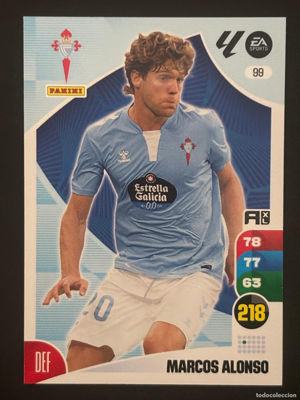Fu&szlig;ball-Sticker: 99 MARCOS ALONSO CELTA ADRENALYN XL LALIGA EA SPORTS 24-25 2024-2025 PANINI