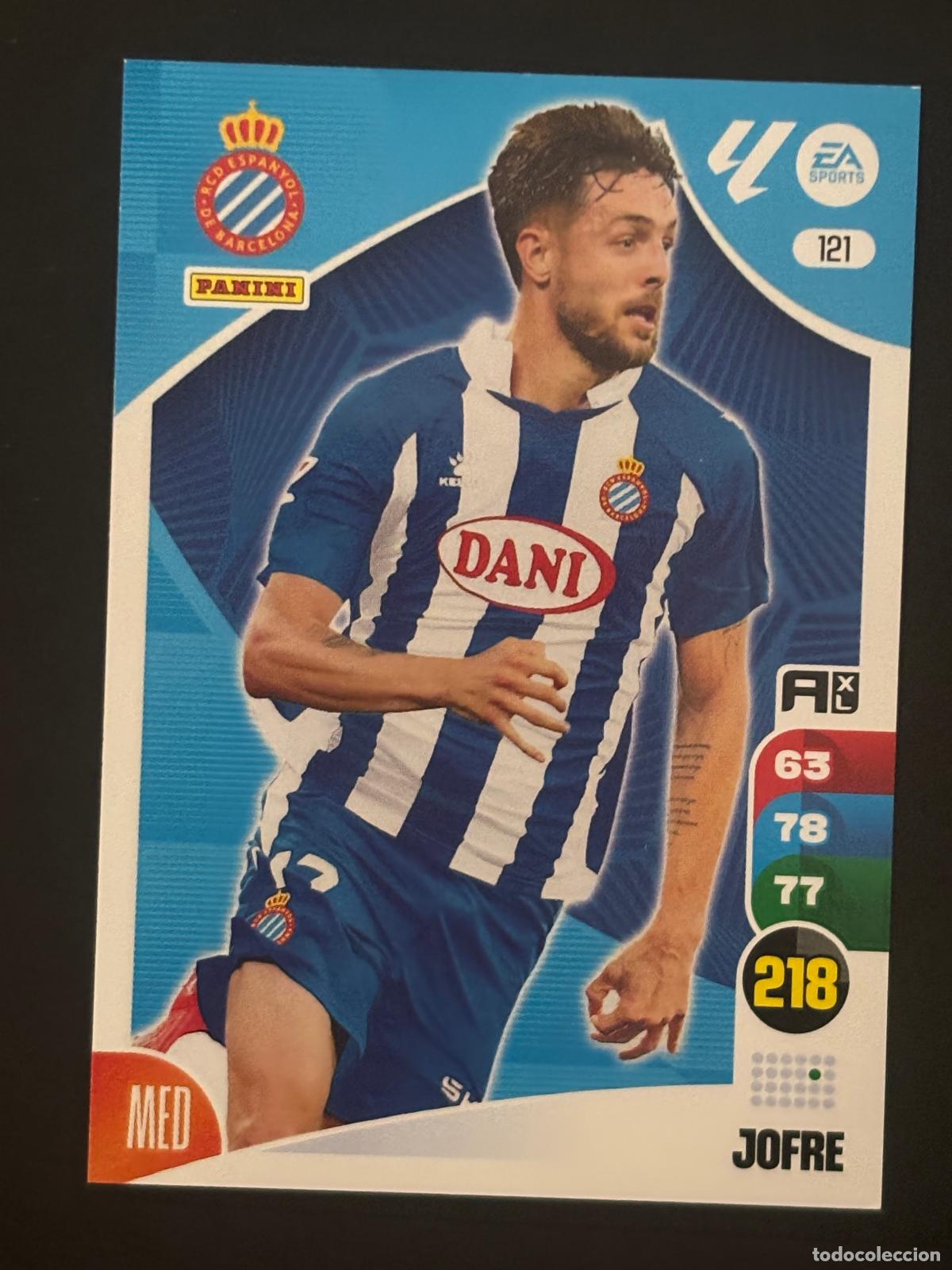 Fu&szlig;ball-Sticker: 121 JOFRE ESPANYOL ADRENALYN XL LALIGA EA SPORTS 24-25 2024-2025 PANINI