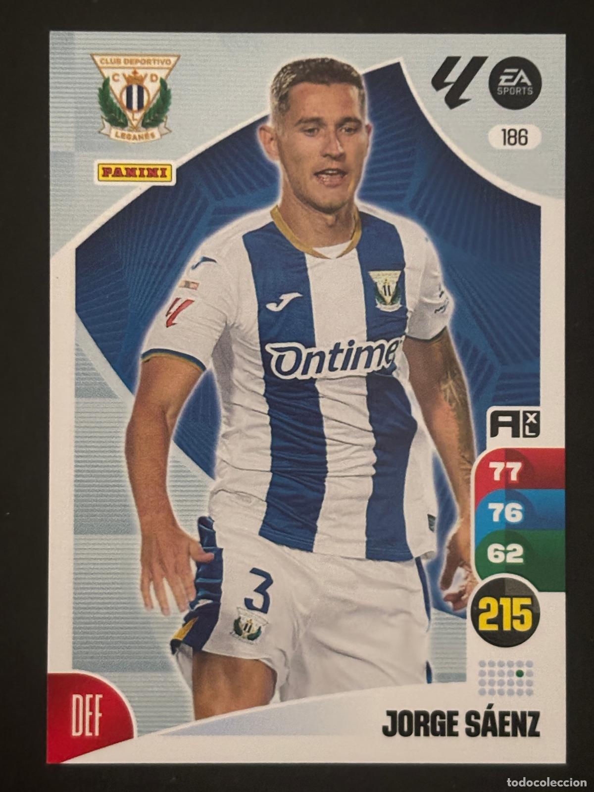 Fu&szlig;ball-Sticker: 186 JORGE S&Aacute;ENZ LEGANES ADRENALYN XL LALIGA EA SPORTS 24-25 2024-2025 PANINI
