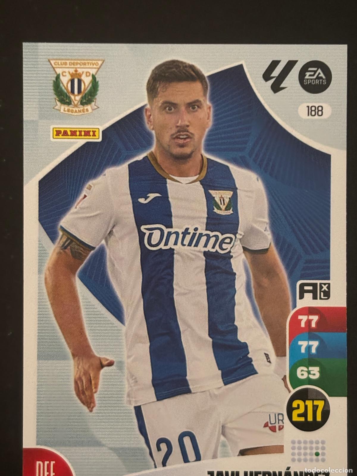 Fu&szlig;ball-Sticker: 188 JAVI HERN&Aacute;NDEZ LEGANES ADRENALYN XL LALIGA EA SPORTS 24-25 2024-2025 PANINI
