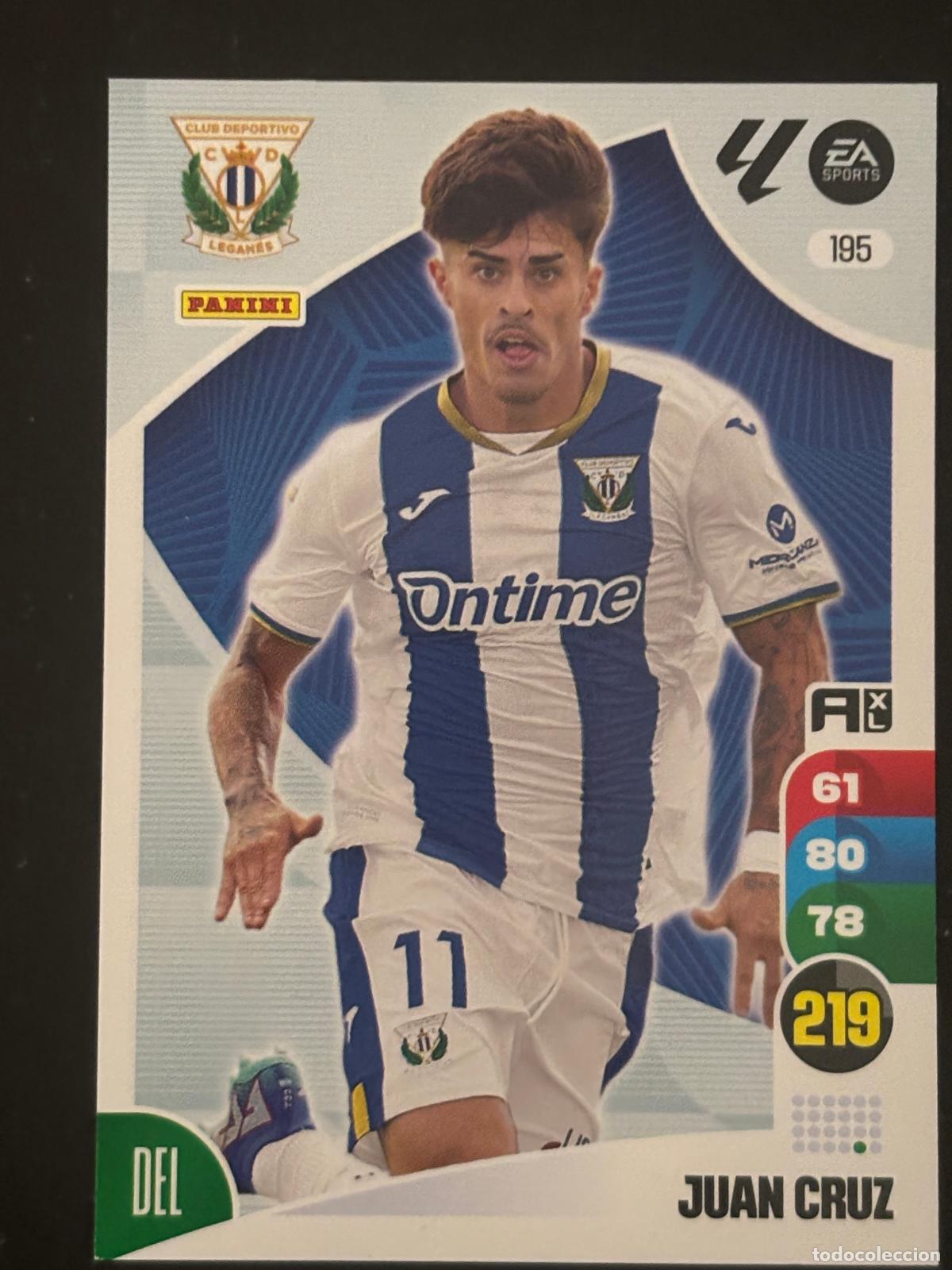 Fu&szlig;ball-Sticker: 195 JUAN CRUZ LEGANES ADRENALYN XL LALIGA EA SPORTS 24-25 2024-2025 PANINI