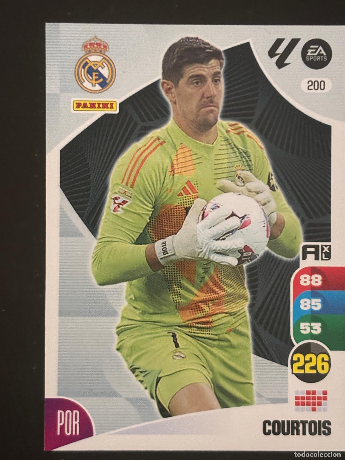 Fu&szlig;ball-Sticker: 200 COURTOIS REAL MADRID ADRENALYN XL LALIGA EA SPORTS 24-25 2024-2025 PANINI