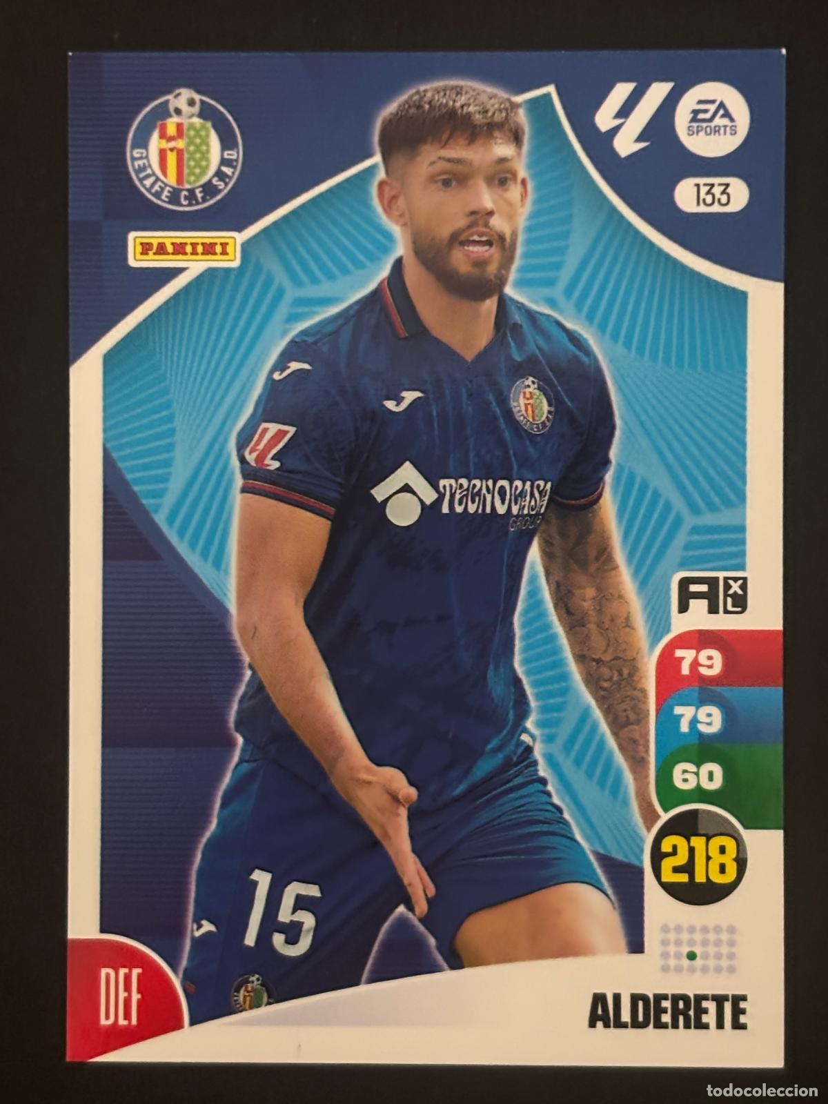 Fu&szlig;ball-Sticker: 133 ALDERETE GETAFE ADRENALYN XL LALIGA EA SPORTS 24-25 2024-2025 PANINI