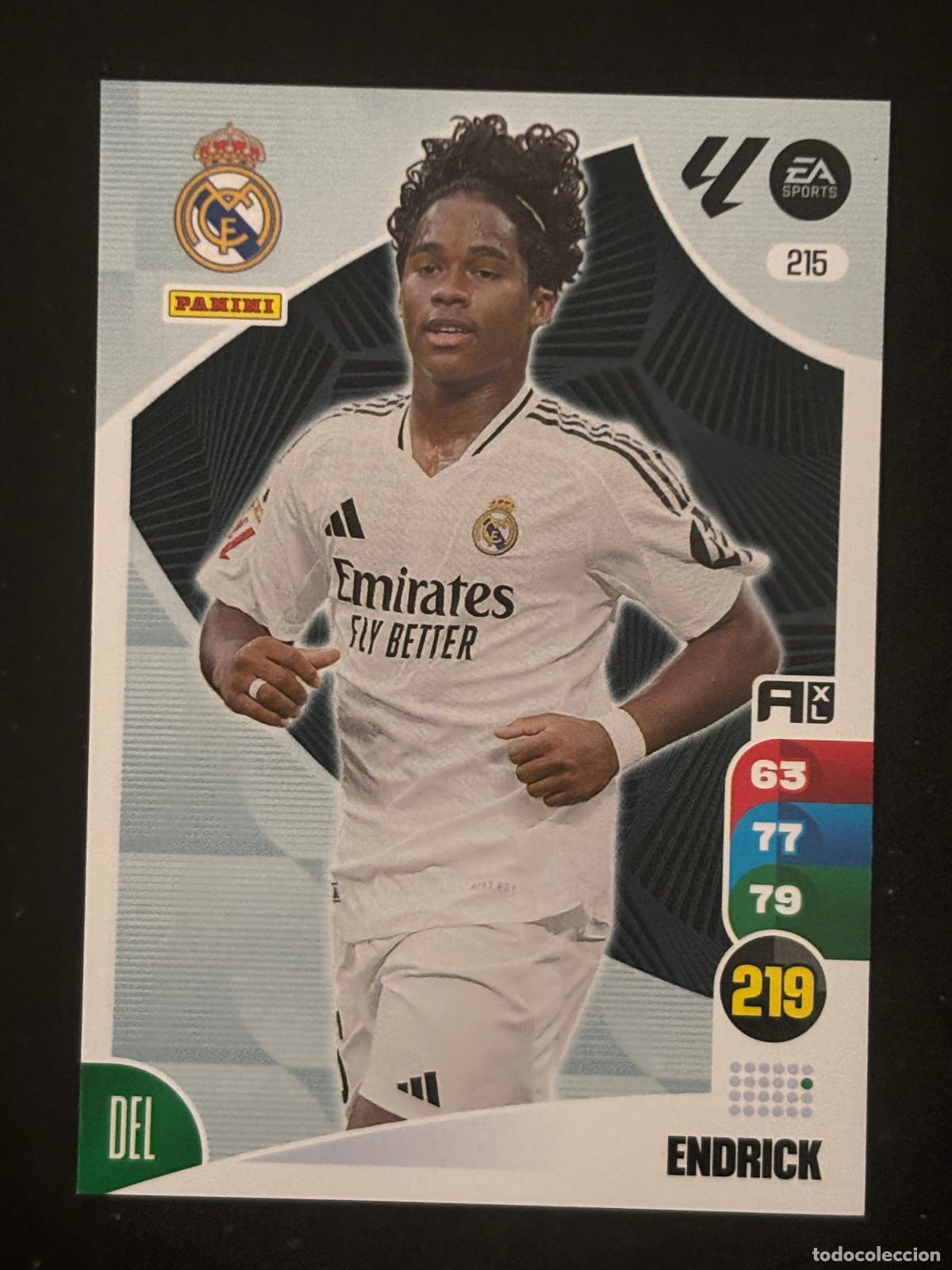 Fu&szlig;ball-Sticker: 215 ENDRICK REAL MADRID ADRENALYN XL LALIGA EA SPORTS 24-25 2024-2025 PANINI