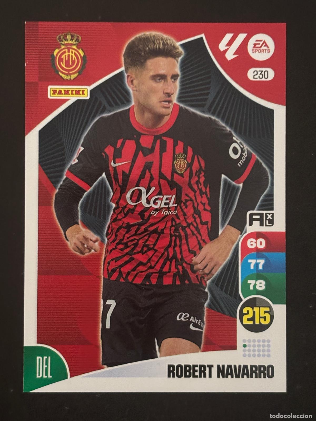 Fu&szlig;ball-Sticker: 230 ROBERT NAVARRO MALLORCA ADRENALYN XL LALIGA EA SPORTS 24-25 2024-2025 PANINI