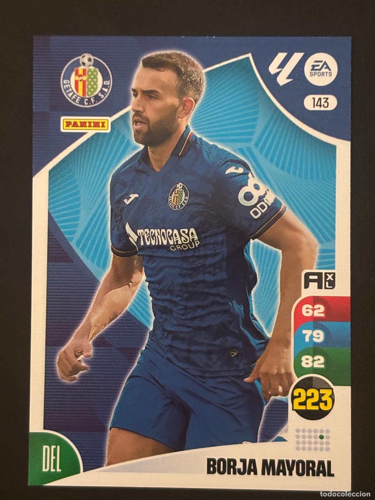 Fu&szlig;ball-Sticker: 143 BORJA MAYORAL GETAFE ADRENALYN XL LALIGA EA SPORTS 24-25 2024-2025 PANINI