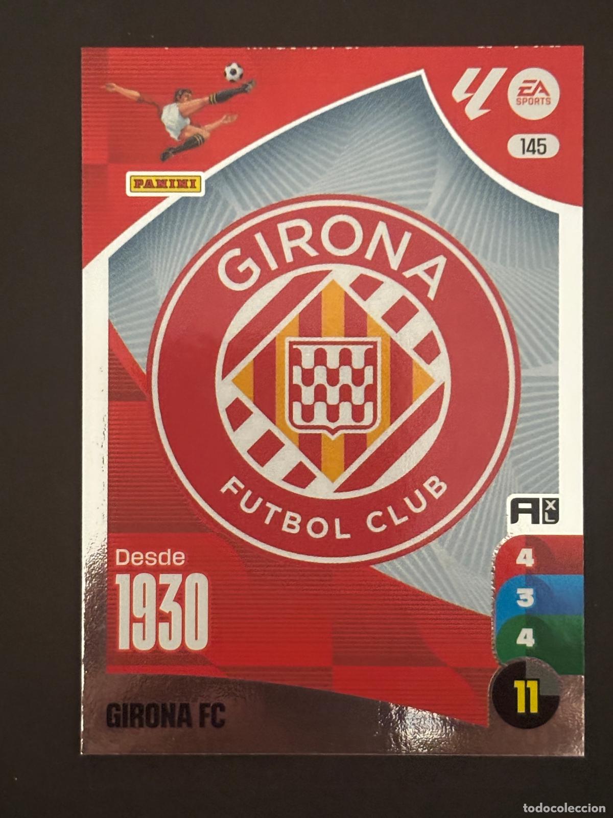 Fu&szlig;ball-Sticker: 145 ESCUDO GIRONA ADRENALYN XL LALIGA EA SPORTS 24-25 2024-2025 PANINI