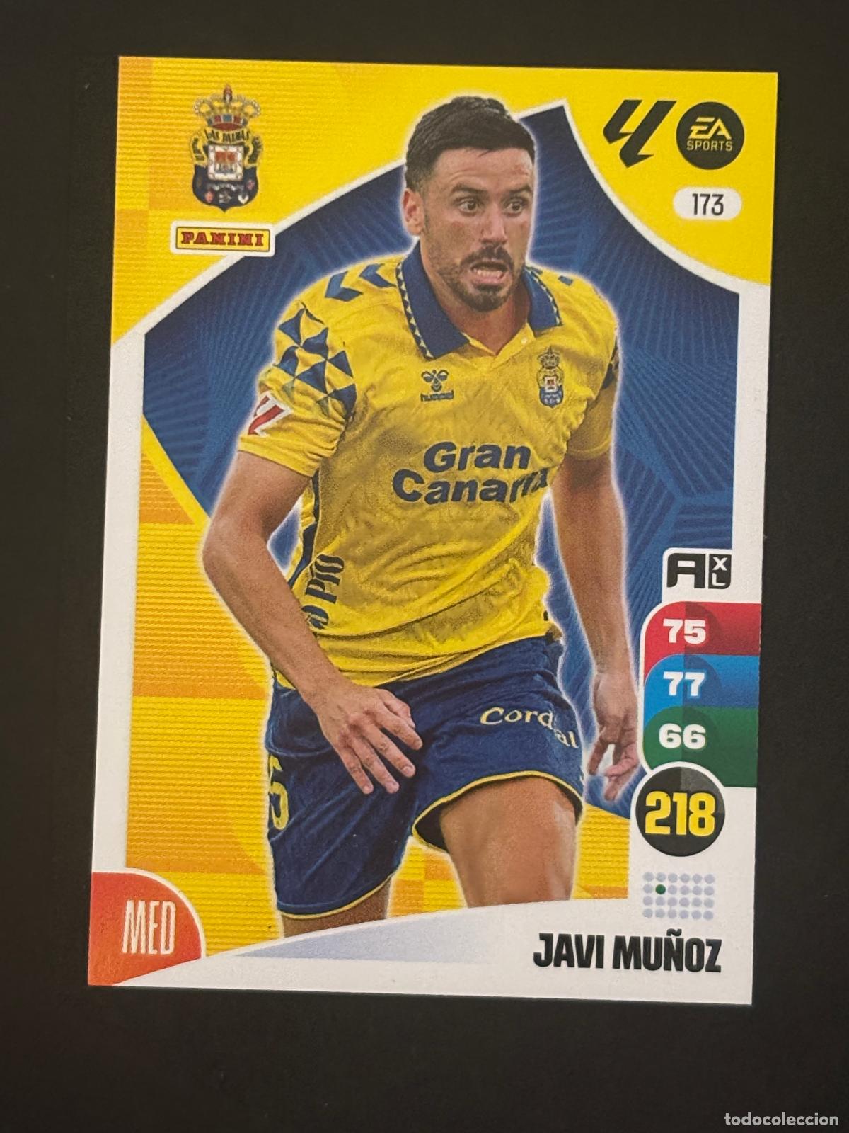 Fu&szlig;ball-Sticker: 173 JAVI MU&Ntilde;OZ LAS PALMAS ADRENALYN XL LALIGA EA SPORTS 24-25 2024-2025 PANINI