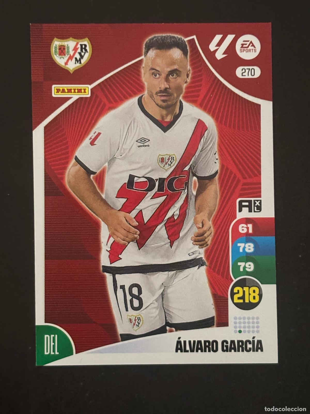 Football Stickers: 270 &Aacute;LVARO GARC&Iacute;A RAYO ADRENALYN XL LALIGA EA SPORTS 24-25 2024-2025 PANINI