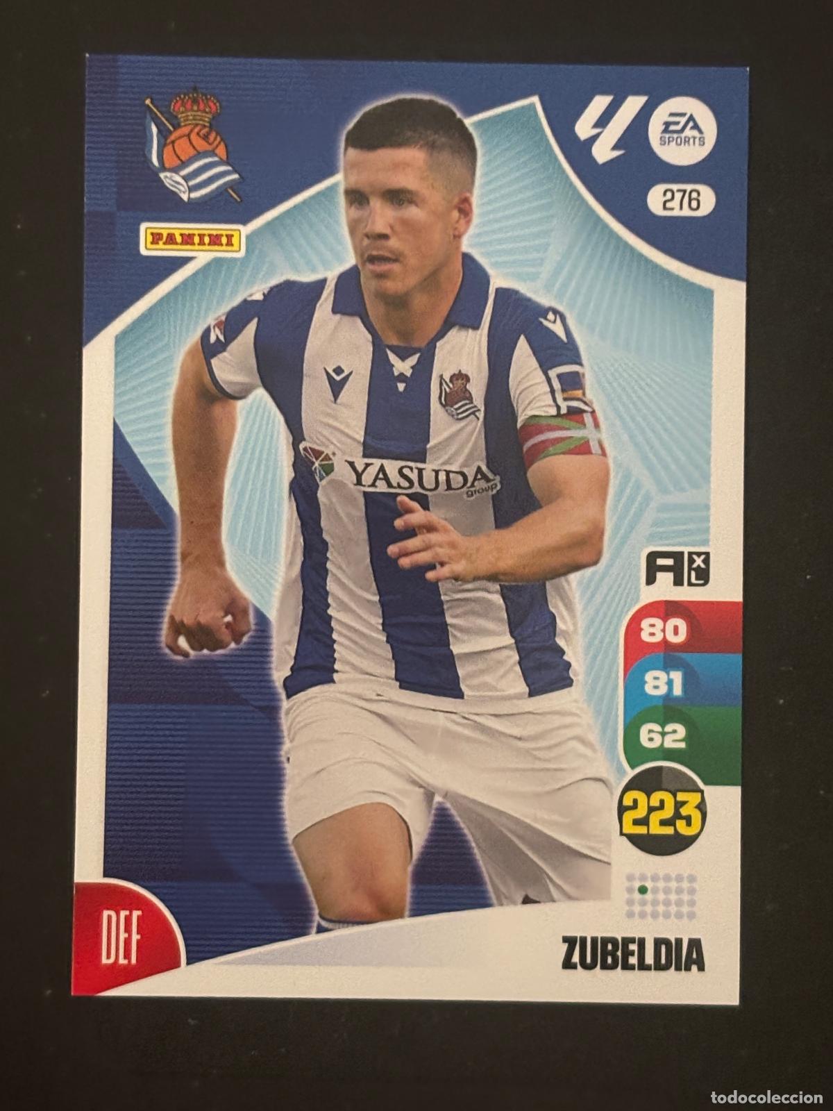 Football Stickers: 276 ZUBELDIA REAL SOCIEDAD ADRENALYN XL LALIGA EA SPORTS 24-25 2024-2025 PANINI