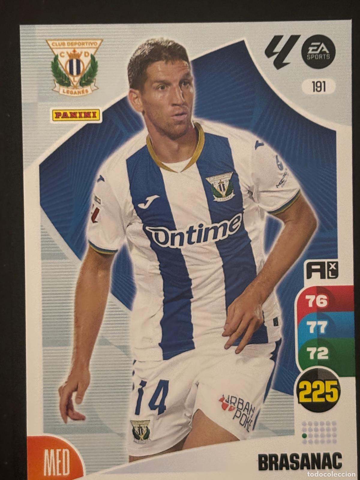 Football Stickers: 191 BRASANAC LEGANES ADRENALYN XL LALIGA EA SPORTS 24-25 2024-2025 PANINI
