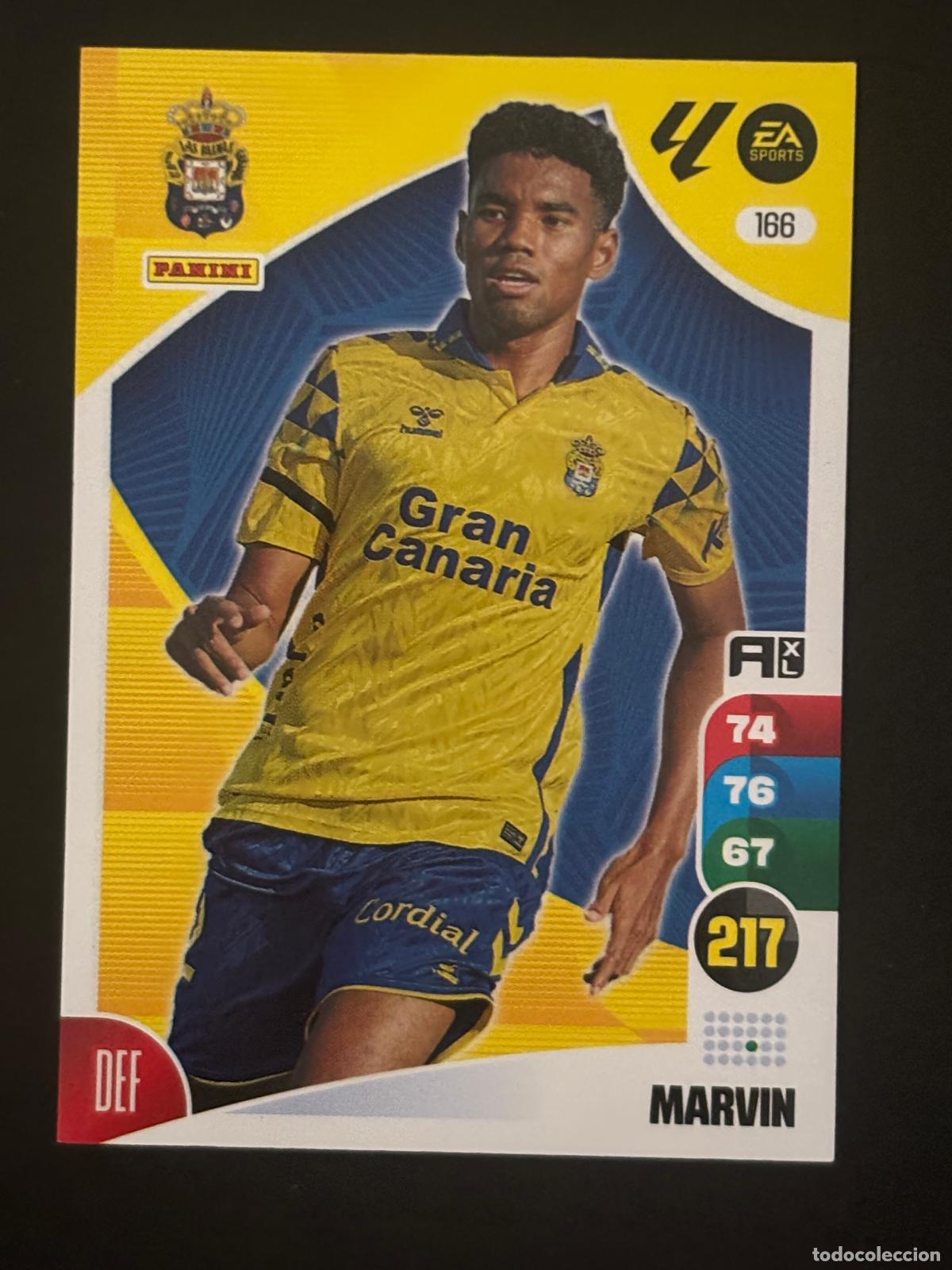 Football Stickers: 166 MARVIN LAS PALMAS ADRENALYN XL LALIGA EA SPORTS 24-25 2024-2025 PANINI
