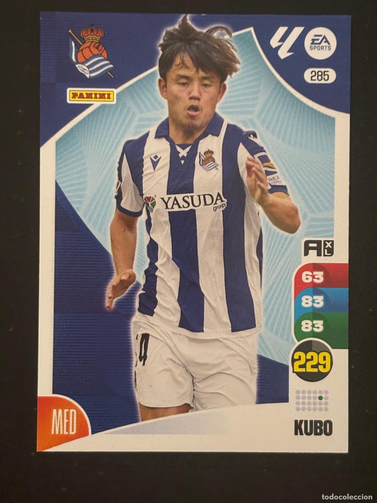 Football Stickers: 285 KUBO REAL SOCIEDAD ADRENALYN XL LALIGA EA SPORTS 24-25 2024-2025 PANINI