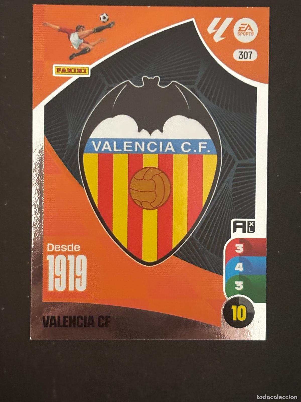 Football Stickers: 307 ESCUDO VALENCIA ADRENALYN XL LALIGA EA SPORTS 24-25 2024-2025 PANINI