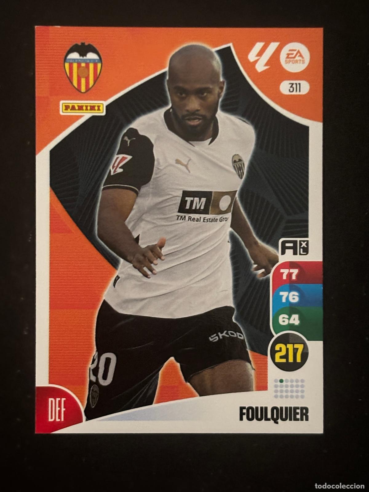 Football Stickers: 311 FOULQUIER VALENCIA ADRENALYN XL LALIGA EA SPORTS 24-25 2024-2025 PANINI