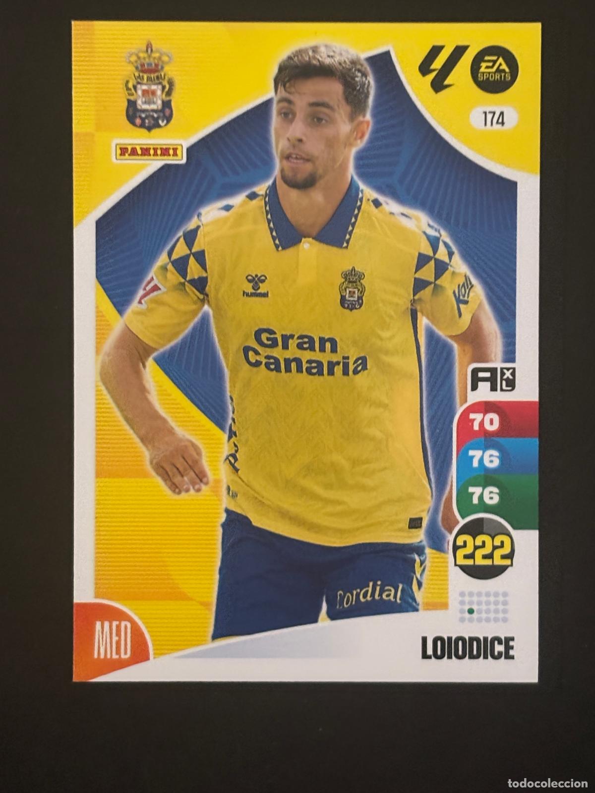 Football Stickers: 174 LOIODICE LAS PALMAS ADRENALYN XL LALIGA EA SPORTS 24-25 2024-2025 PANINI