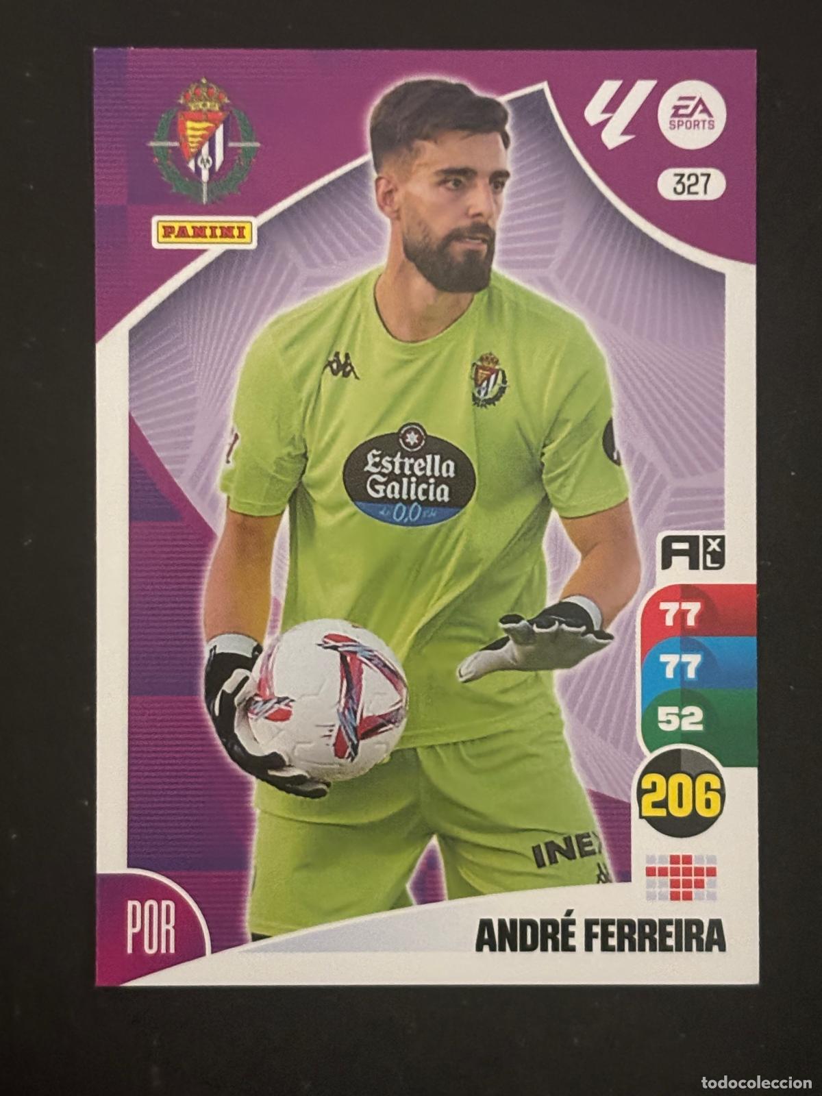 Football Stickers: 327 ANDR&Eacute; FERREIRA VALLADOLID ADRENALYN XL LALIGA EA SPORTS 24-25 2024-2025 PANINI