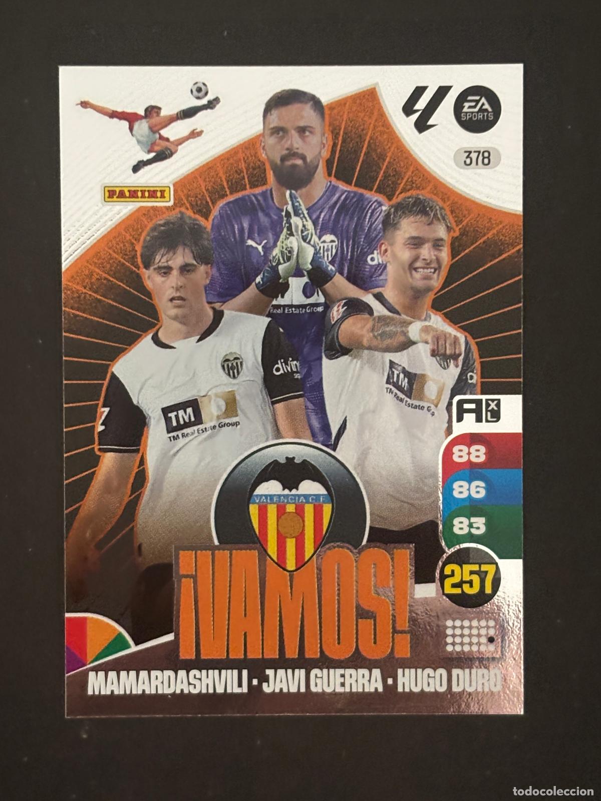 Cromos de f&uacute;tbol: 378 VAMOS VALENCIA &iexcl;VAMOS! ADRENALYN XL LALIGA EA SPORTS 24-25 2024-2025 PANINI