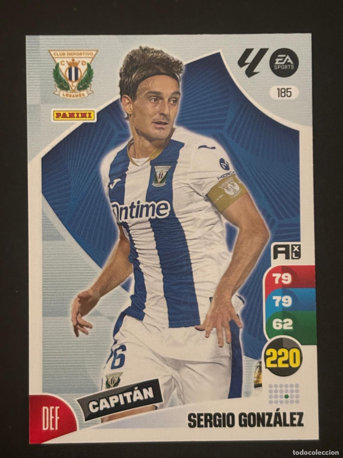 Cromos de f&uacute;tbol: 185 SERGIO GONZ&Aacute;LEZ LEGANES ADRENALYN XL LALIGA EA SPORTS 24-25 2024-2025 PANINI