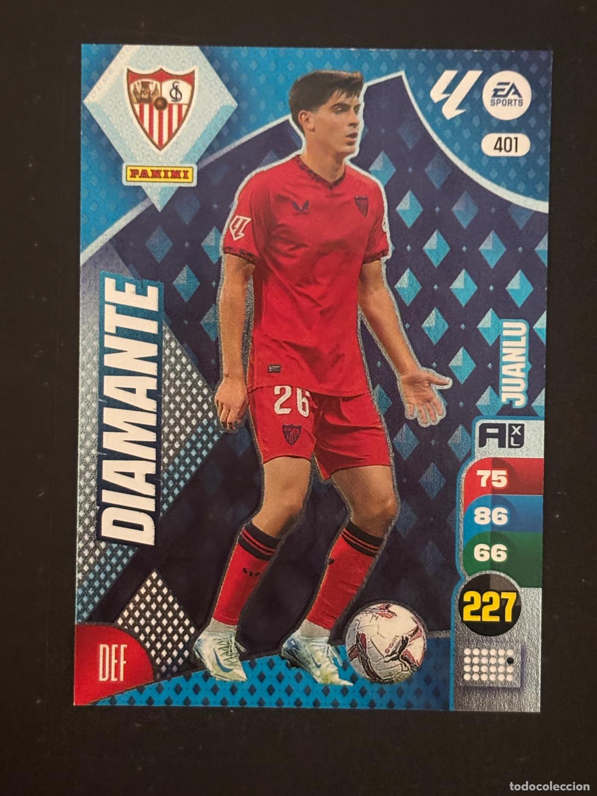 Cromos de f&uacute;tbol: 401 JUANLU SEVILLA DIAMANTES ADRENALYN XL LALIGA EA SPORTS 24-25 2024-2025 PANINI