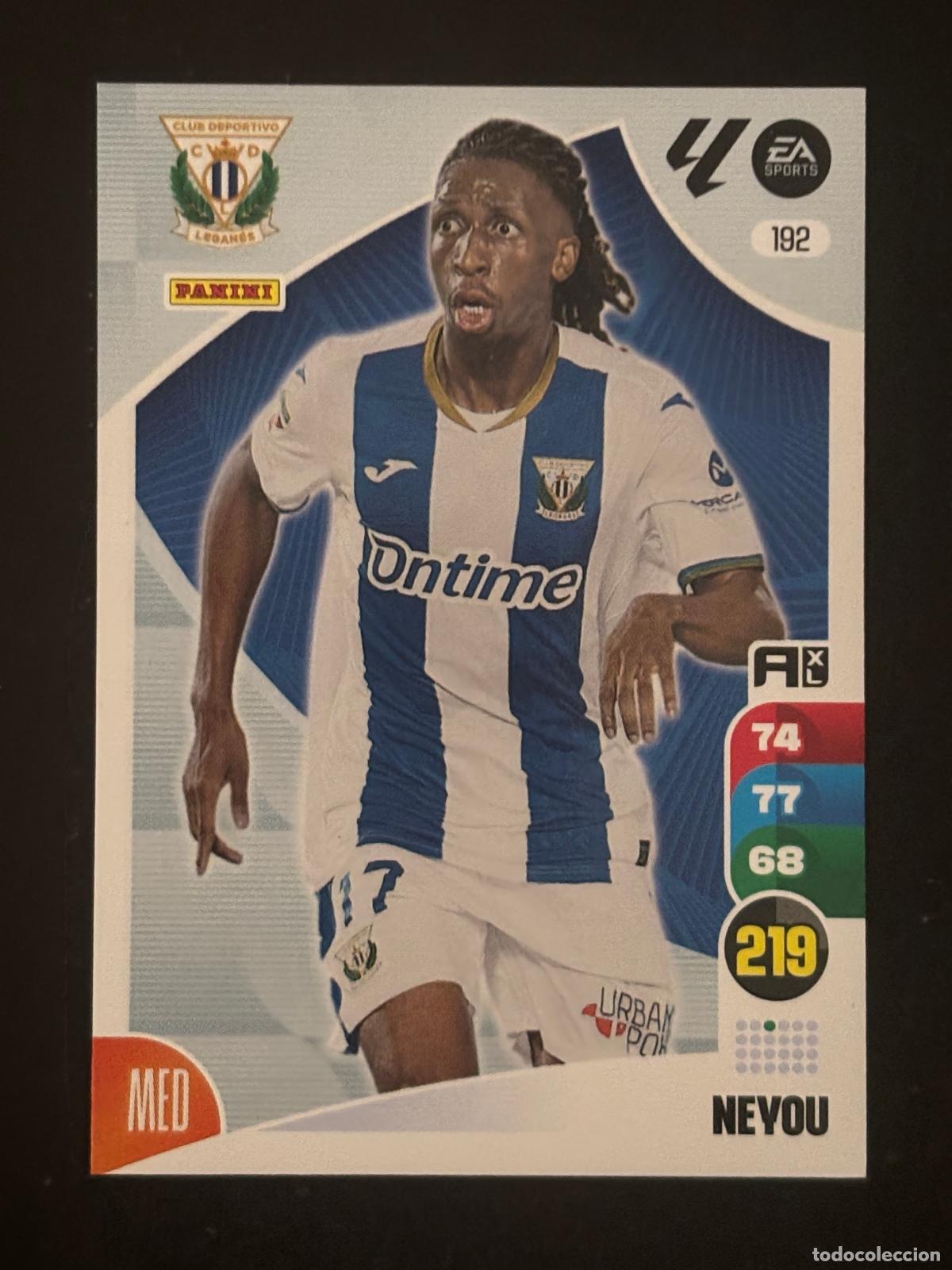 Cromos de f&uacute;tbol: 192 NEYOU LEGANES ADRENALYN XL LALIGA EA SPORTS 24-25 2024-2025 PANINI