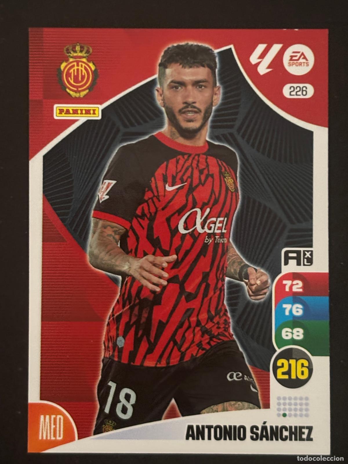 Cromos de f&uacute;tbol: 226 ANTONIO S&Aacute;NCHEZ MALLORCA ADRENALYN XL LALIGA EA SPORTS 24-25 2024-2025 PANINI