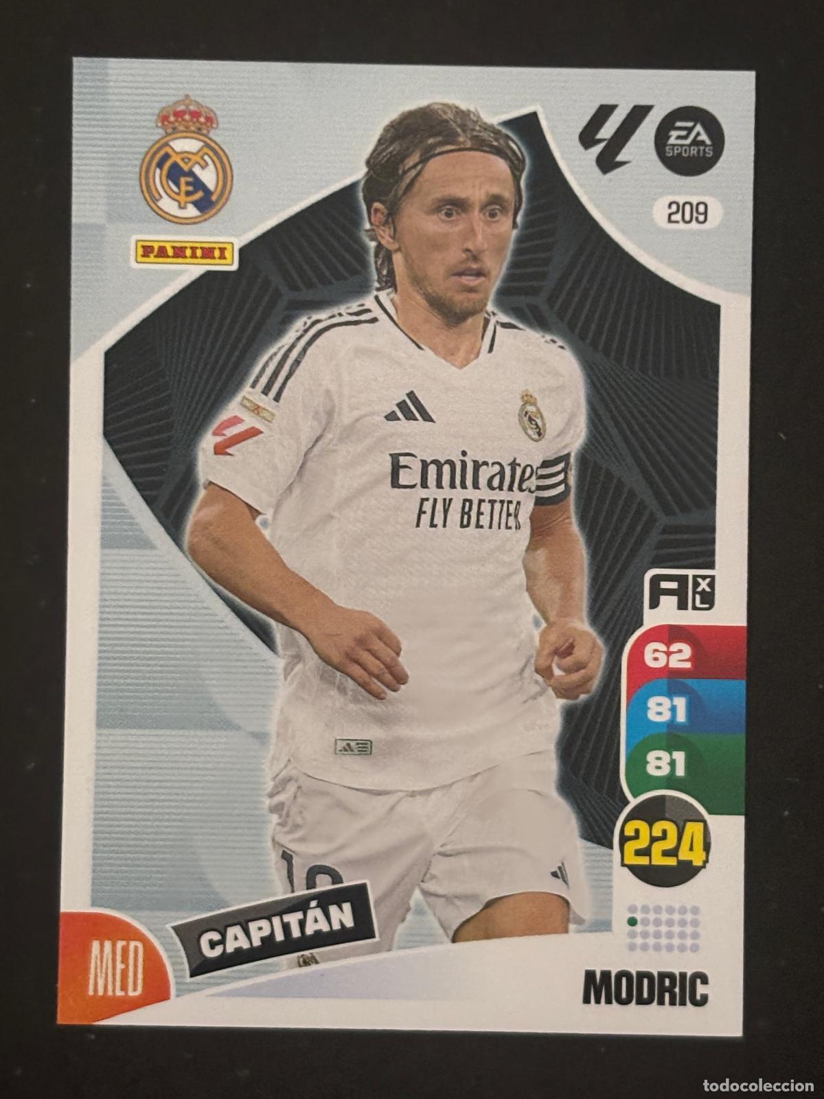 Football Stickers: 209 MODRIC REAL MADRID ADRENALYN XL LALIGA EA SPORTS 24-25 2024-2025 PANINI
