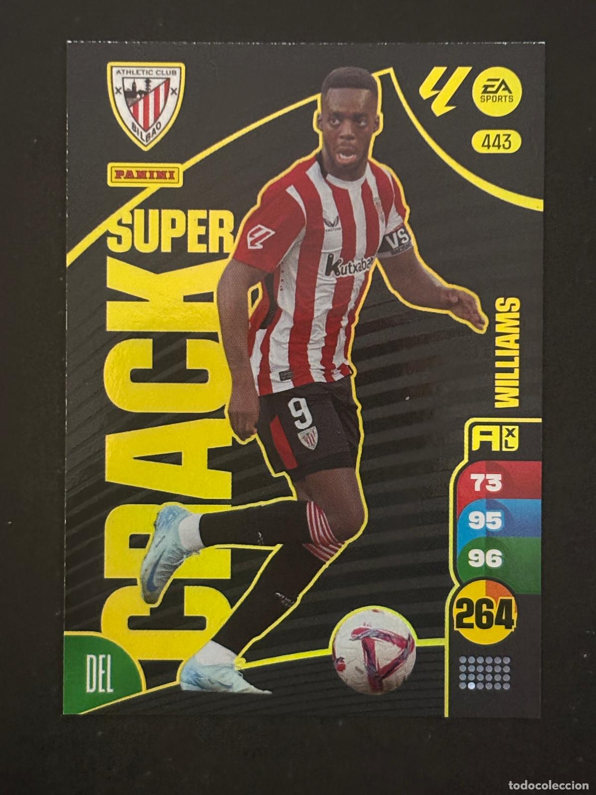 Football Stickers: 443 WILLIAMS AT BILBAO SUPER CRACK ADRENALYN XL LALIGA EA SPORTS 24-25 2024-2025 PANINI