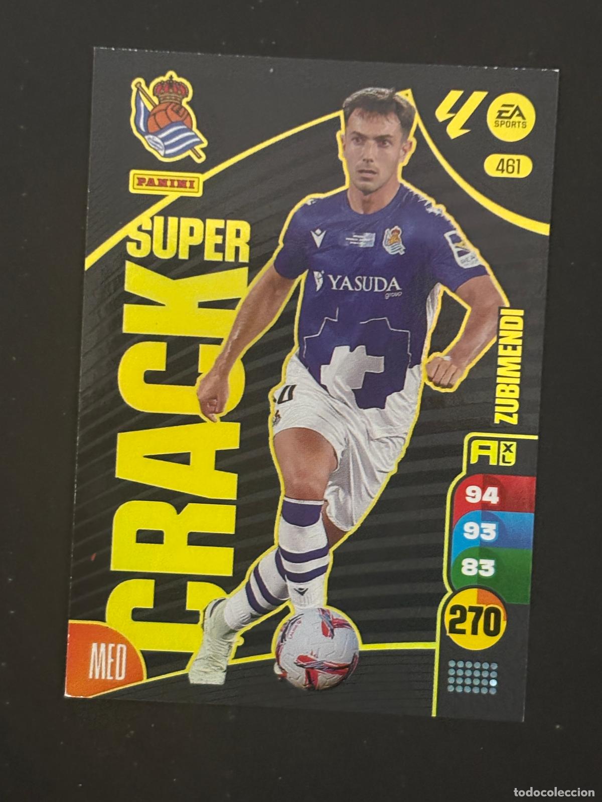 Football Stickers: 461 ZUBIMENDI REAL SOCIEDAD SUPER CRACK ADRENALYN XL LALIGA EA SPORTS 24-25 2024-2025