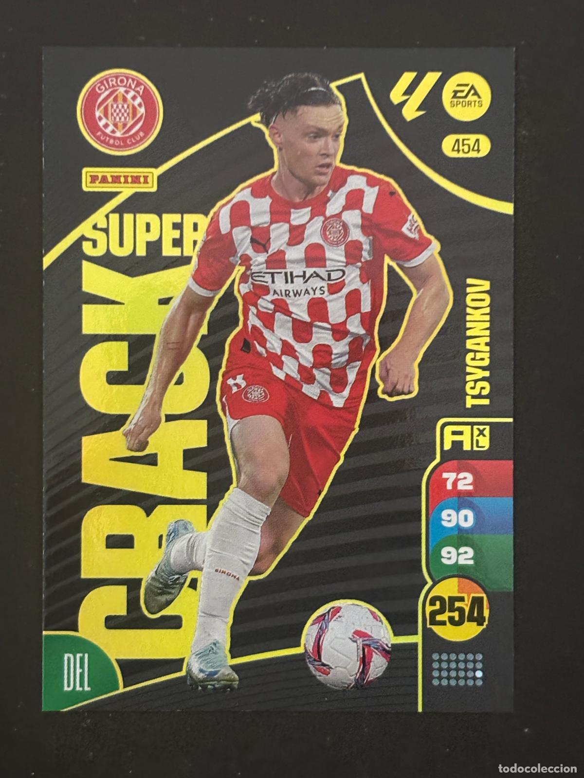 Football Stickers: 454 TSYGANKOV GIRONA SUPER CRACK ADRENALYN XL LALIGA EA SPORTS 24-25 2024-2025 PANINI