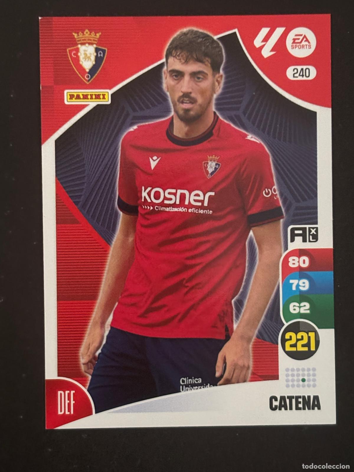 Football Stickers: 240 CATENA OSASUNA ADRENALYN XL LALIGA EA SPORTS 24-25 2024-2025 PANINI