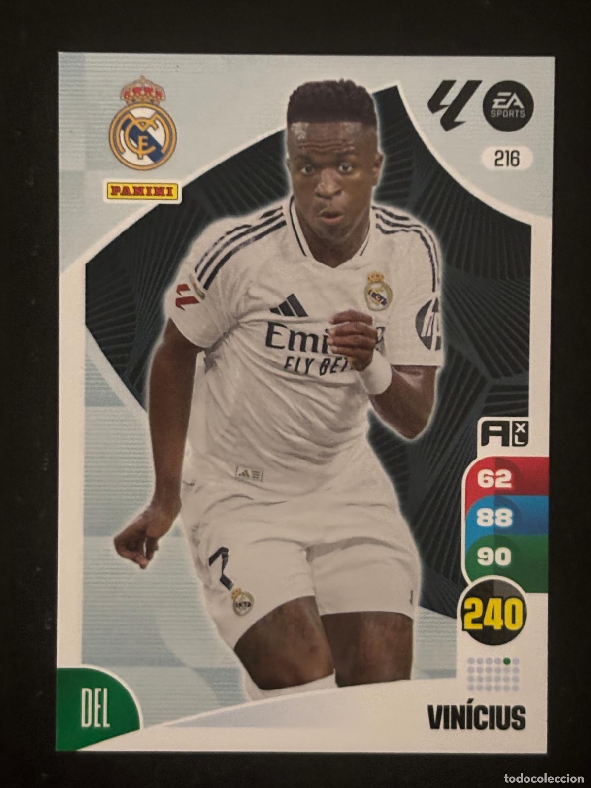 Football Stickers: 216 VIN&Iacute;CIUS REAL MADRID ADRENALYN XL LALIGA EA SPORTS 24-25 2024-2025 PANINI