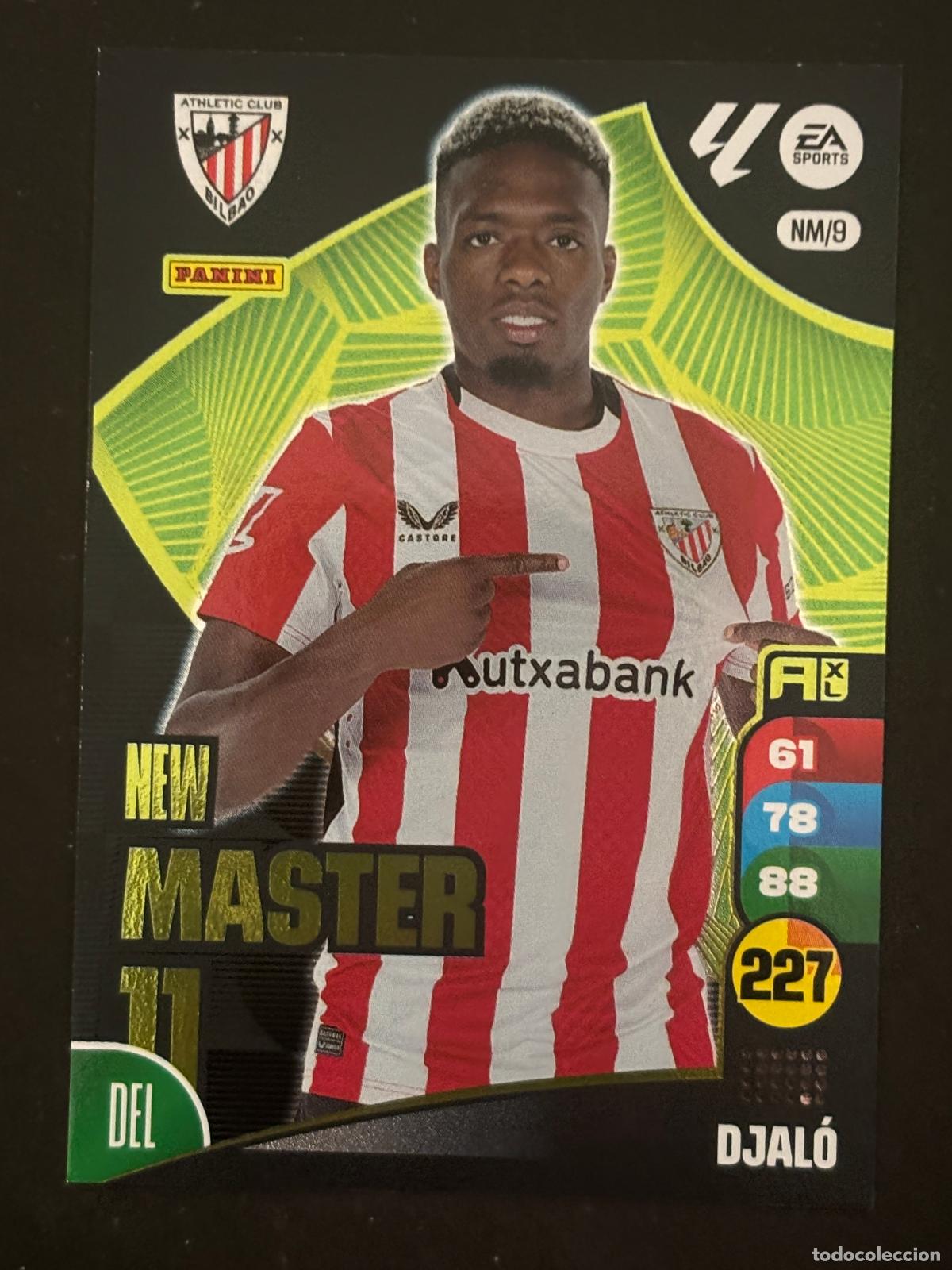 Football Stickers: NM9 DJAL&Oacute; AT BILBAO NEW MASTER 11 ADRENALYN XL LALIGA EA SPORTS 24-25 2024-2025 PANINI