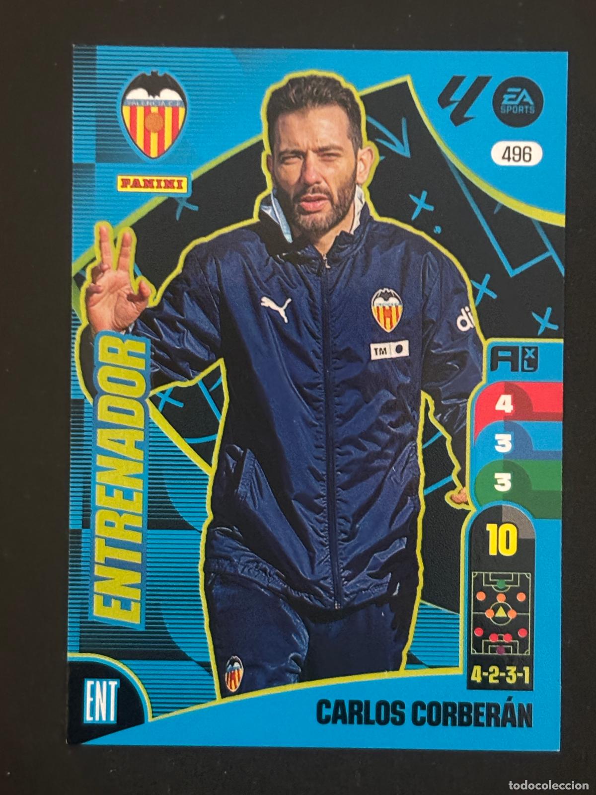 Cartes &agrave; collectionner de Football: 496 CARLOS CORBER&Aacute;N VALENCIA ENTRENADOR PLUS 2&ordf; EDICI&Oacute;N ADRENALYN XL LALIGA 24-25
