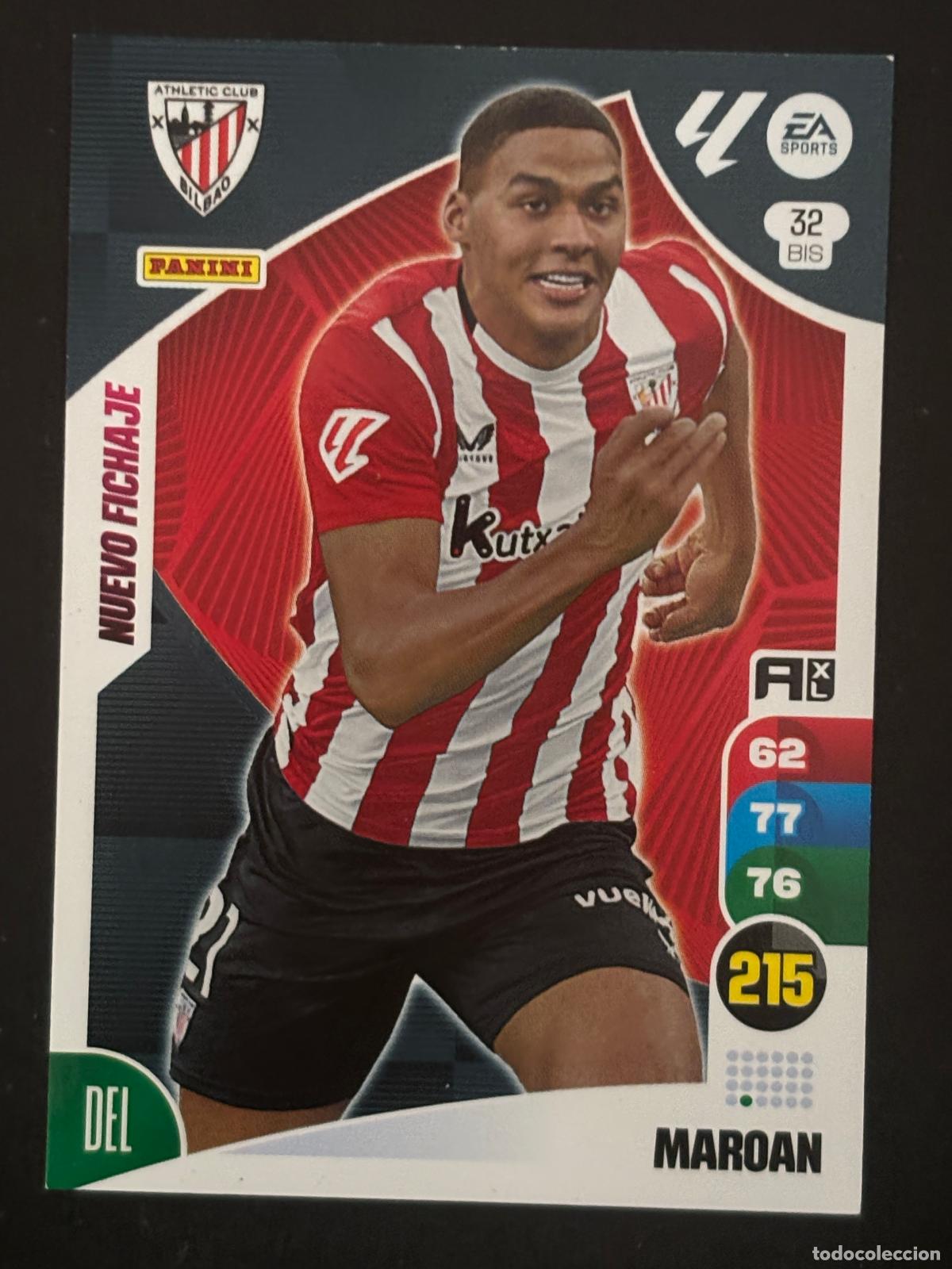 Cartes &agrave; collectionner de Football: 32BIS MAROAN AT BILBAO ADRENALYN PLUS 2&ordf; EDICI&Oacute;N ADRENALYN XL LALIGA 24-25 2024-2025