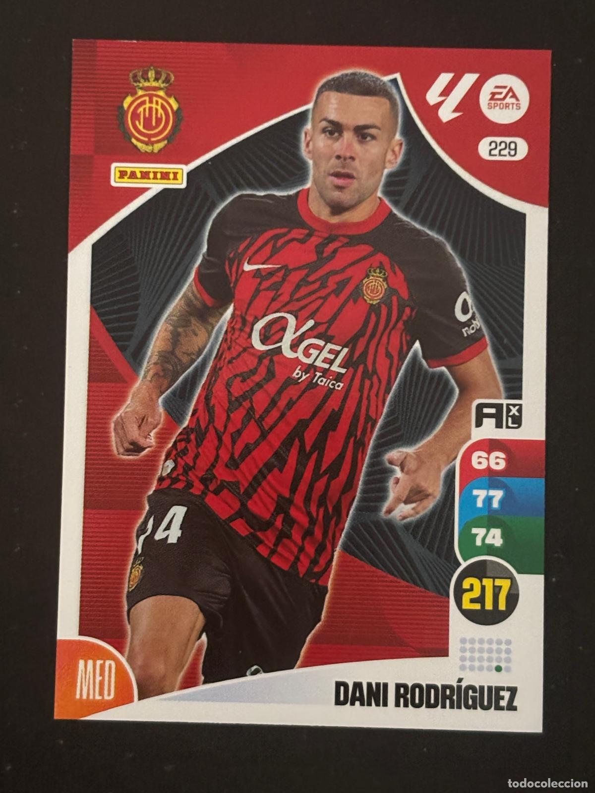 Cartes &agrave; collectionner de Football: 229 DANI RODR&Iacute;GUEZ MALLORCA ADRENALYN XL LALIGA EA SPORTS 24-25 2024-2025 PANINI
