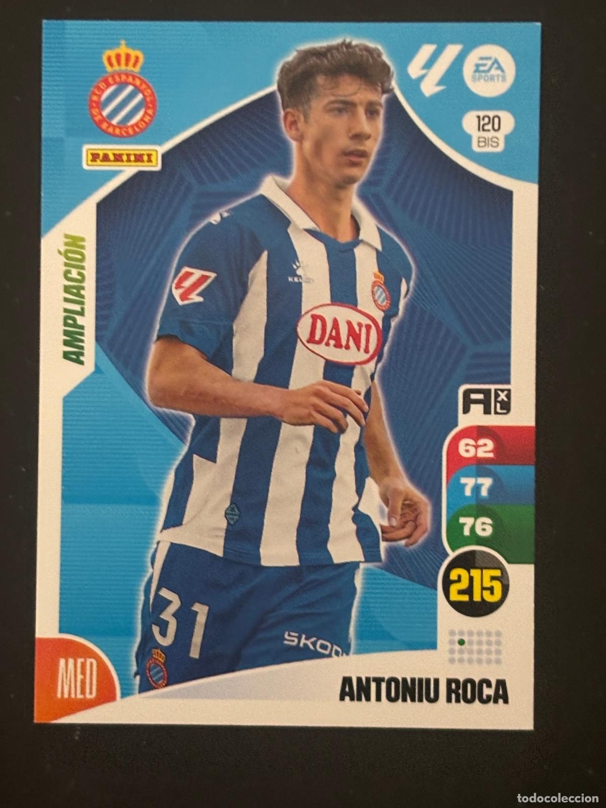 Cartes &agrave; collectionner de Football: 120BIS ANTONIU ROCA ESPANYOL ADRENALYN PLUS 2&ordf; EDICI&Oacute;N ADRENALYN XL LALIGA 24-25 2024-2025