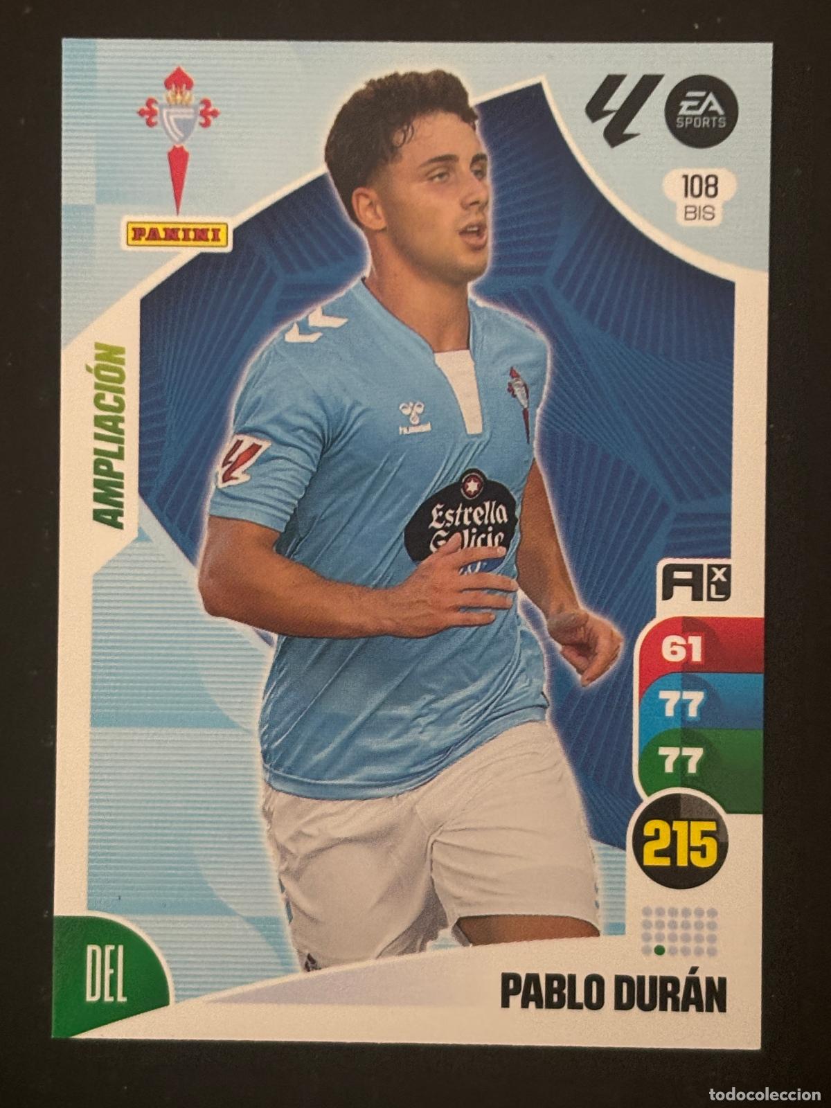 Cartes &agrave; collectionner de Football: 108BIS PABLO DUR&Aacute;N CELTA ADRENALYN PLUS 2&ordf; EDICI&Oacute;N ADRENALYN XL LALIGA 24-25 2024-2025