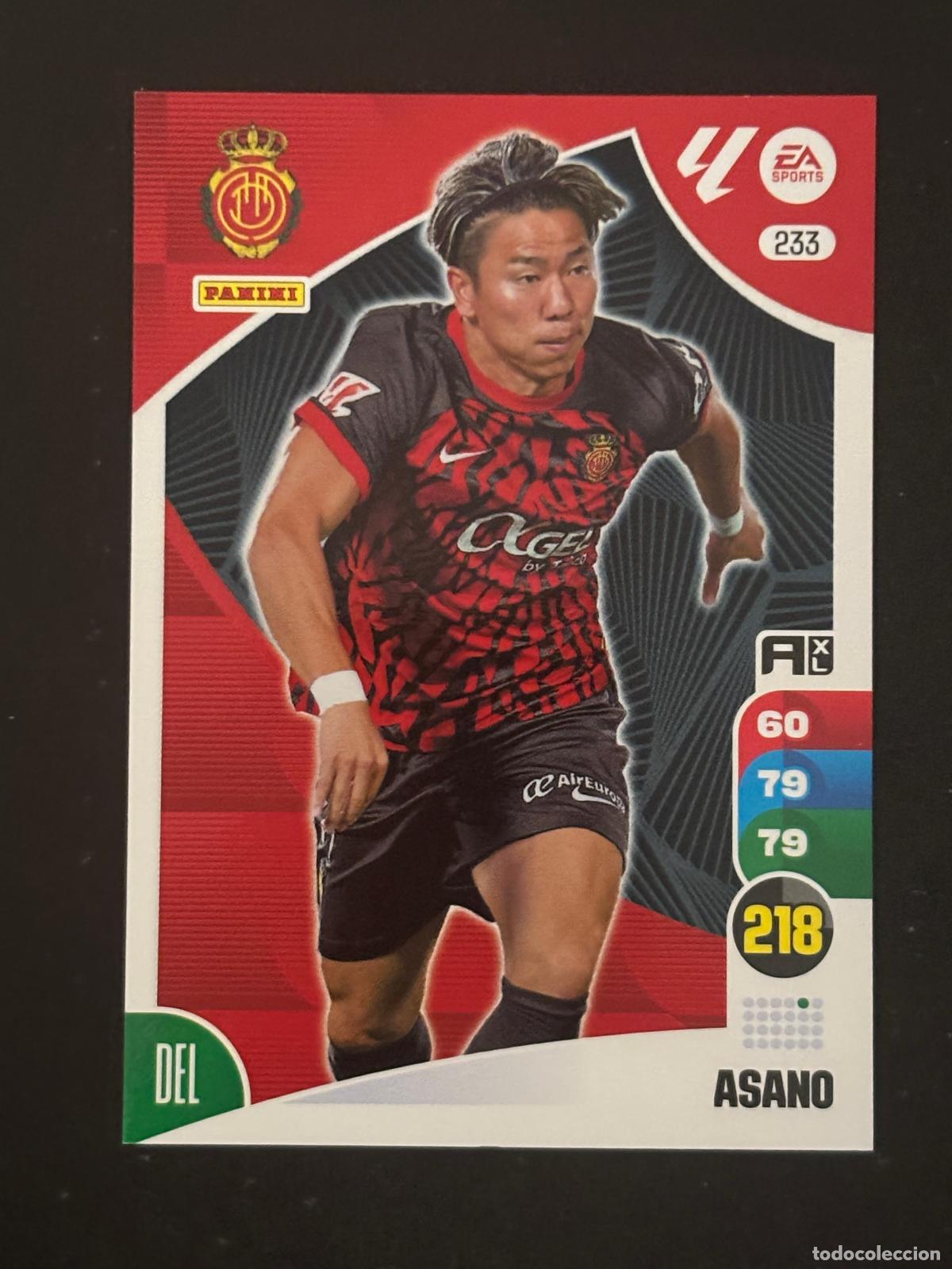 Cromos de f&uacute;tbol: 233 ASANO MALLORCA ADRENALYN XL LALIGA EA SPORTS 24-25 2024-2025 PANINI