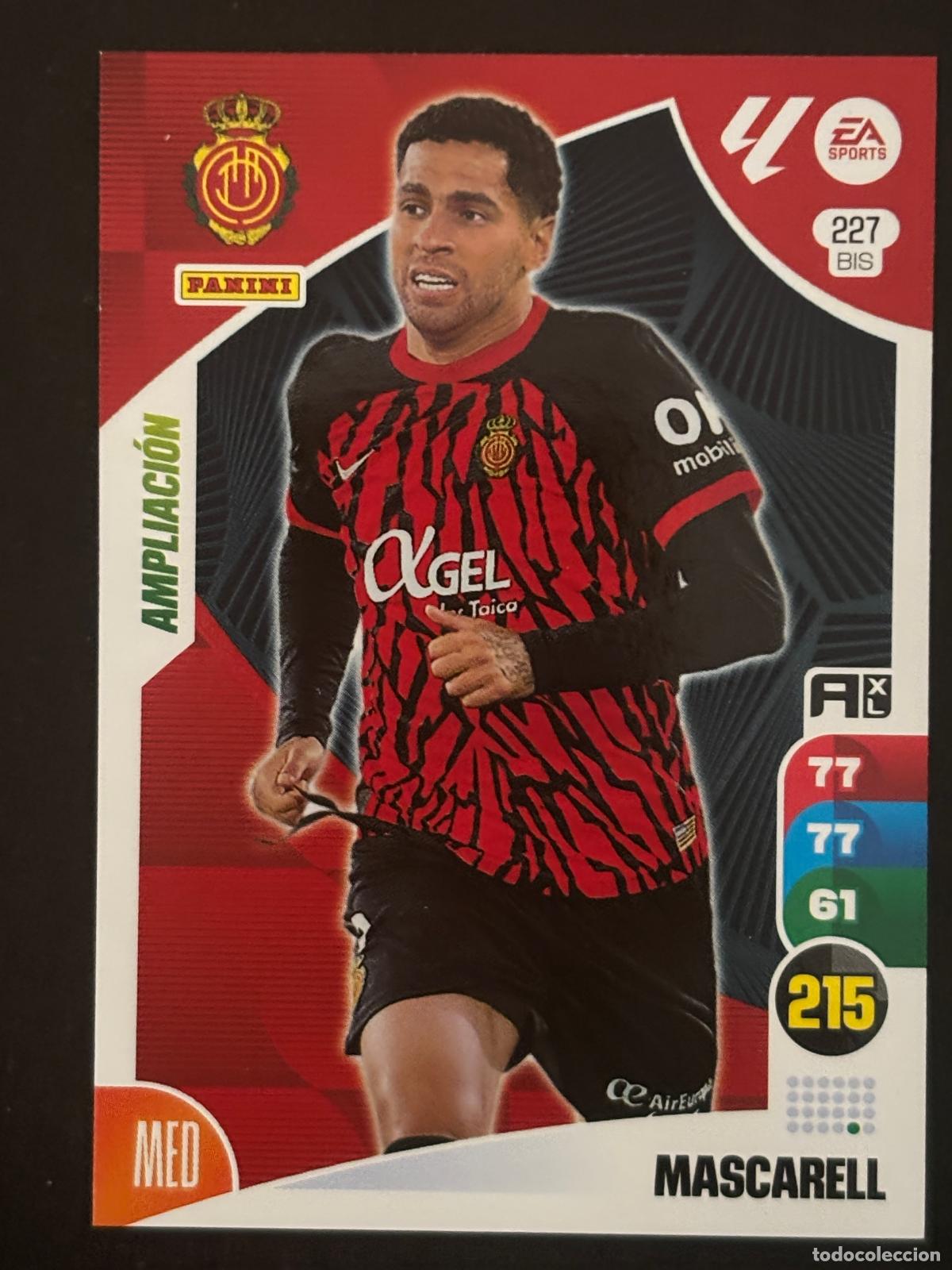 Cromos de f&uacute;tbol: 227BIS MASCARELL MALLORCA ADRENALYN PLUS 2&ordf; EDICI&Oacute;N ADRENALYN XL LALIGA 24-25 2024-2025