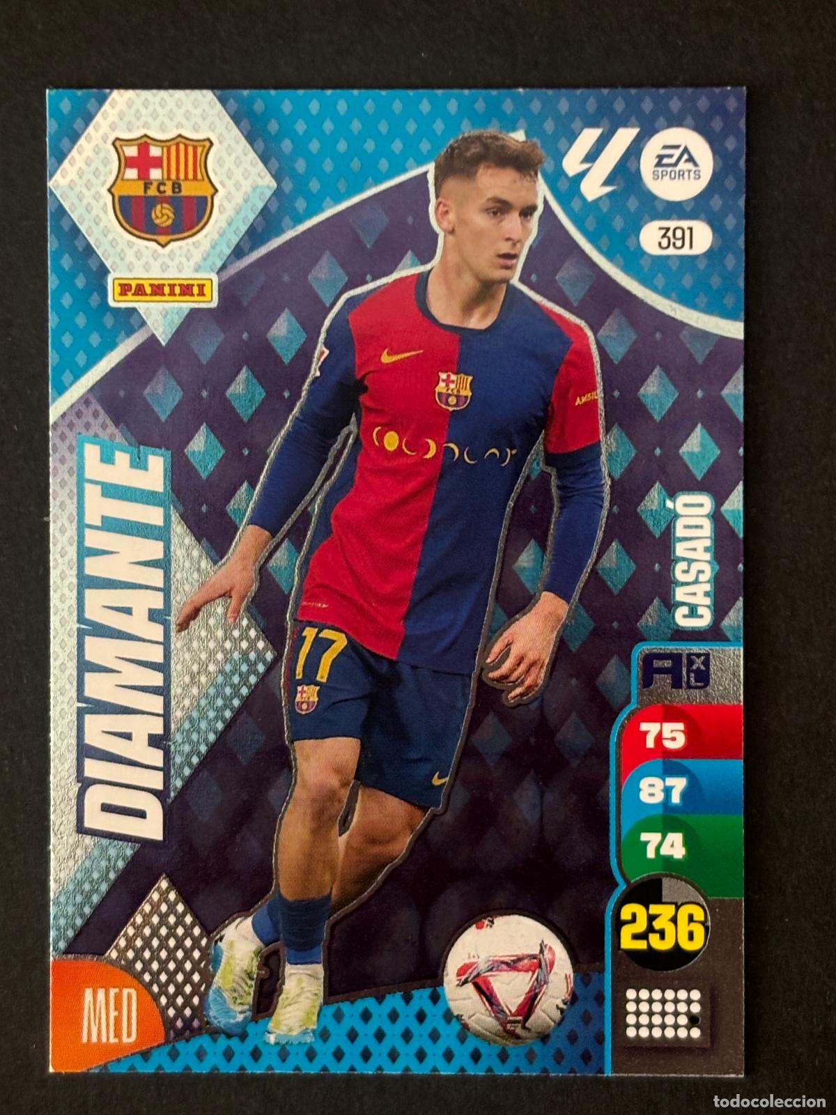 Cromos de f&uacute;tbol: 391 CASAD&Oacute; BARCELONA DIAMANTES ADRENALYN XL LALIGA EA SPORTS 24-25 2024-2025 PANINI